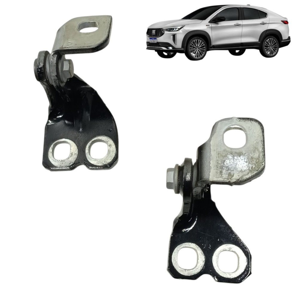 Par dobradiça porta traseira direita fiat fastback 2023 2024