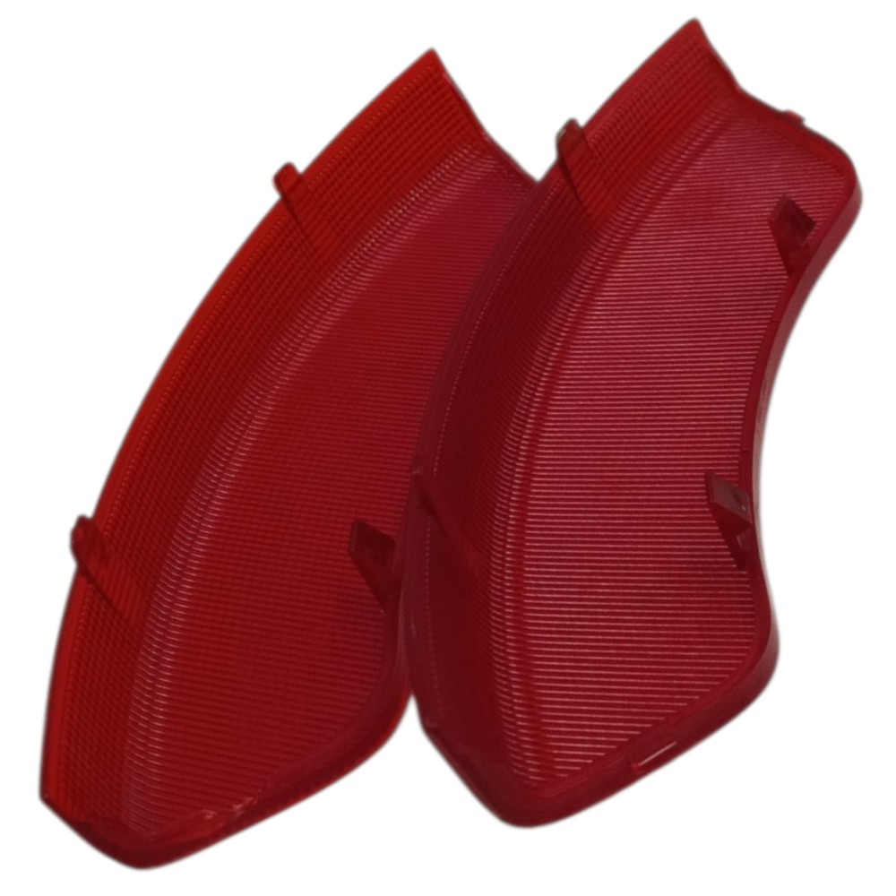 Par Refletor Olho Gato Forro Porta Dianteira Gm Captiva 2010 Vermelho 4