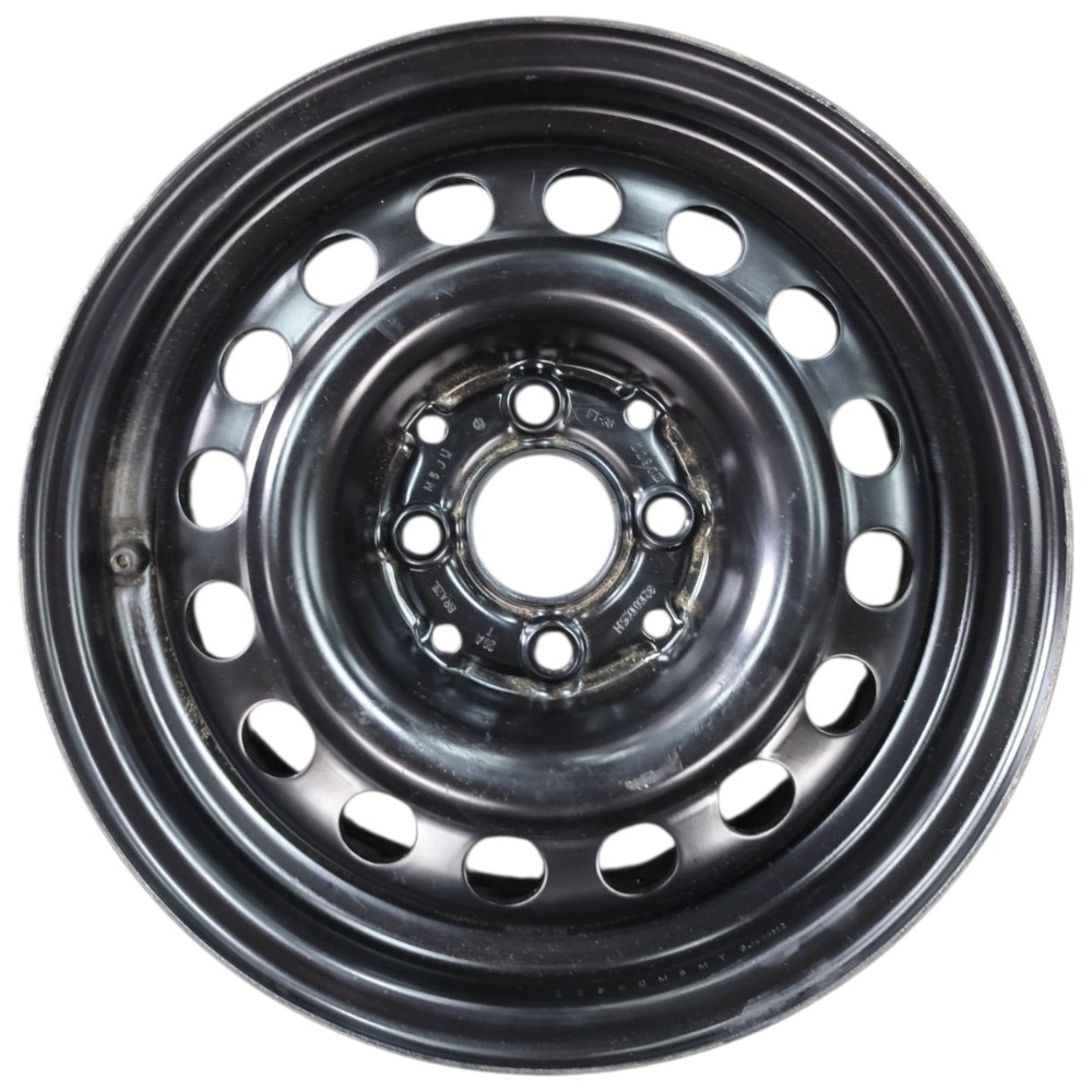 Roda ferro aro 14 4×100 vw gol fox polo saveiro up passat
