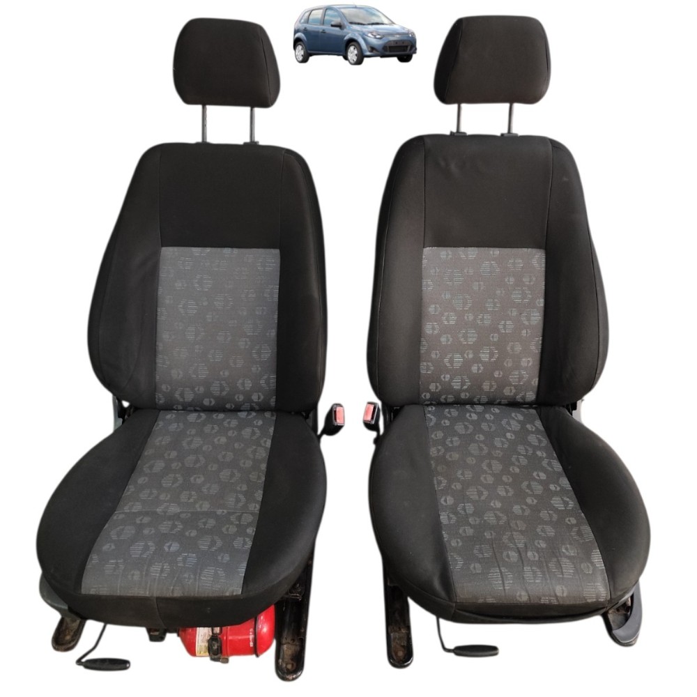 Par Banco Dianteiro Ford Fiesta 2014 2013 2012 2011 2010 09 Preto