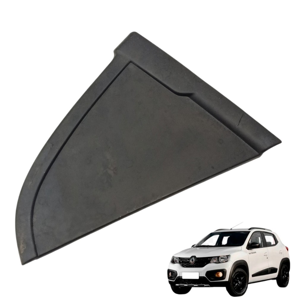 Acabamento Externo Porta Traseira Esquerda Renault Kwid 2020 Preto