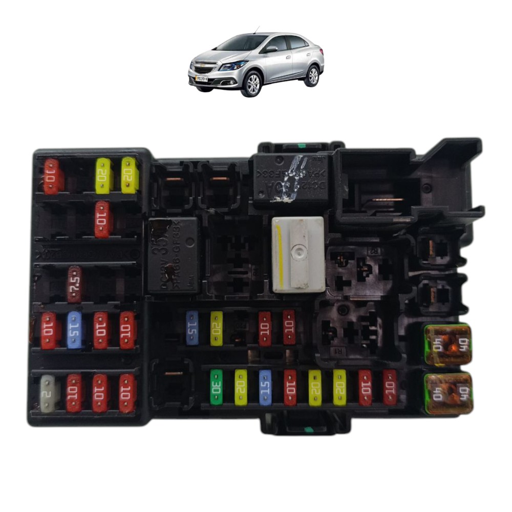 Caixa Fusível Interna Gm Prisma Onix 1.4 2014 2015 2016 2017 1