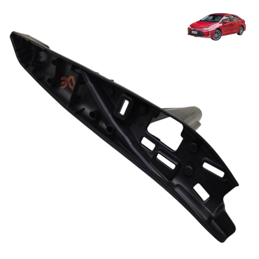 Moldura Puxador Porta Dianteira Esquerda Toyota Corolla 2021 Preto