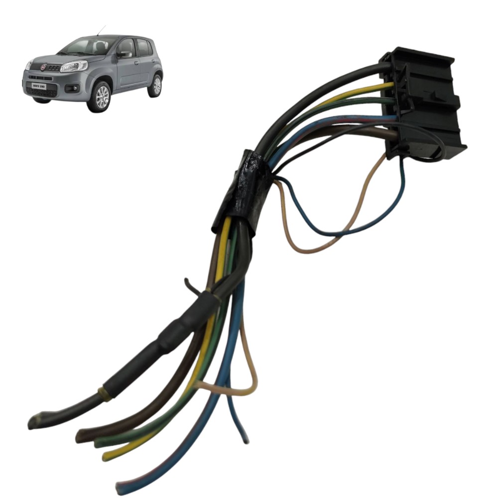 Plug conector comando ar Fiat Uno Vivace 2013 2014 2015 2016 1