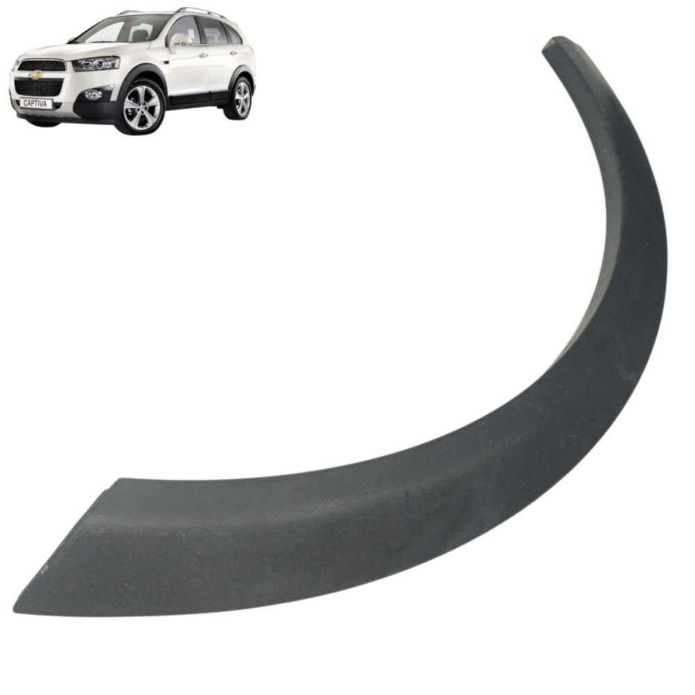 Moldura Paralama Dianteiro Direito Gm Captiva 2011 2012 2013 Preto