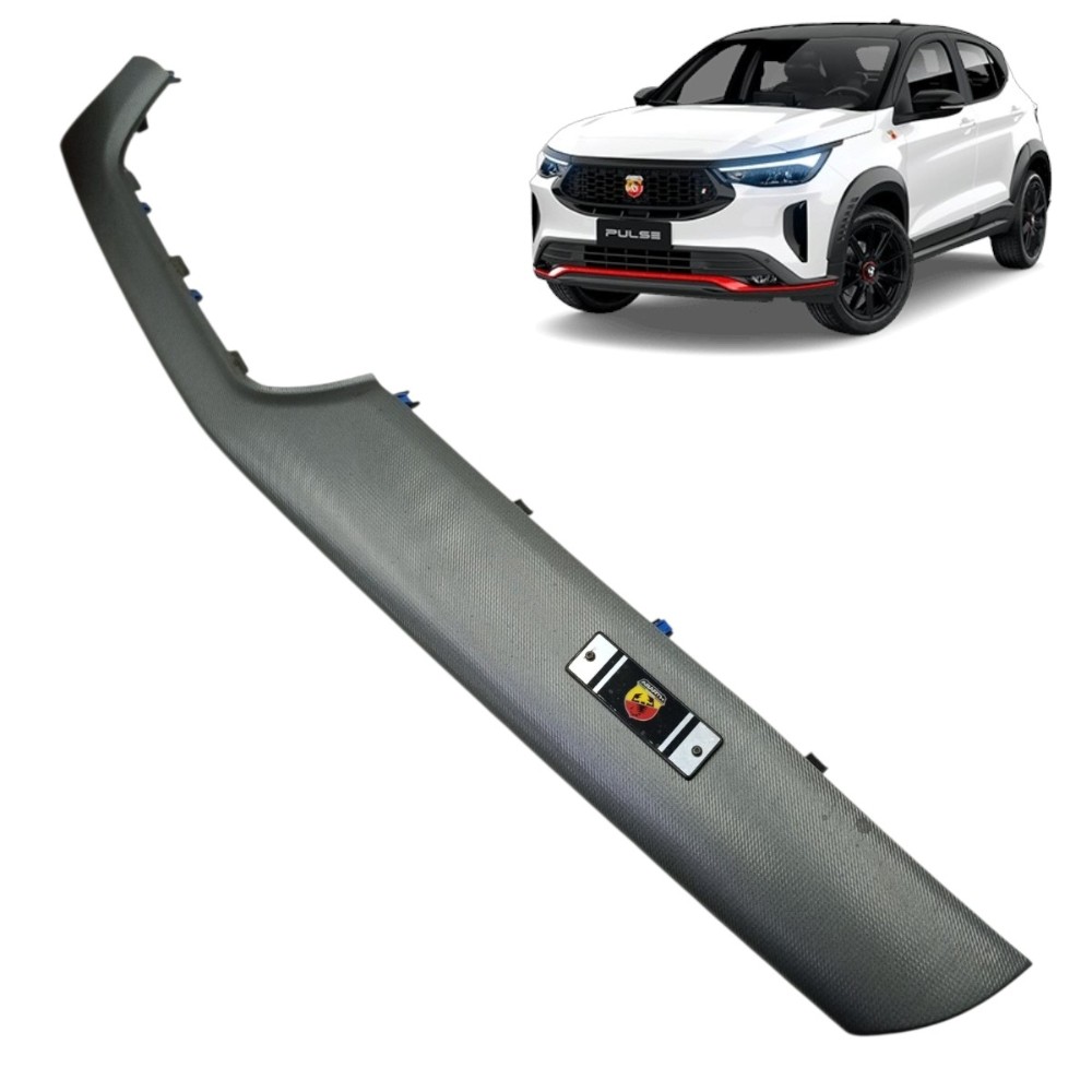 Acabamento Superior Painel Fiat Pulse Abarth 2023 2024 2025 Cinza-escuro Moldado