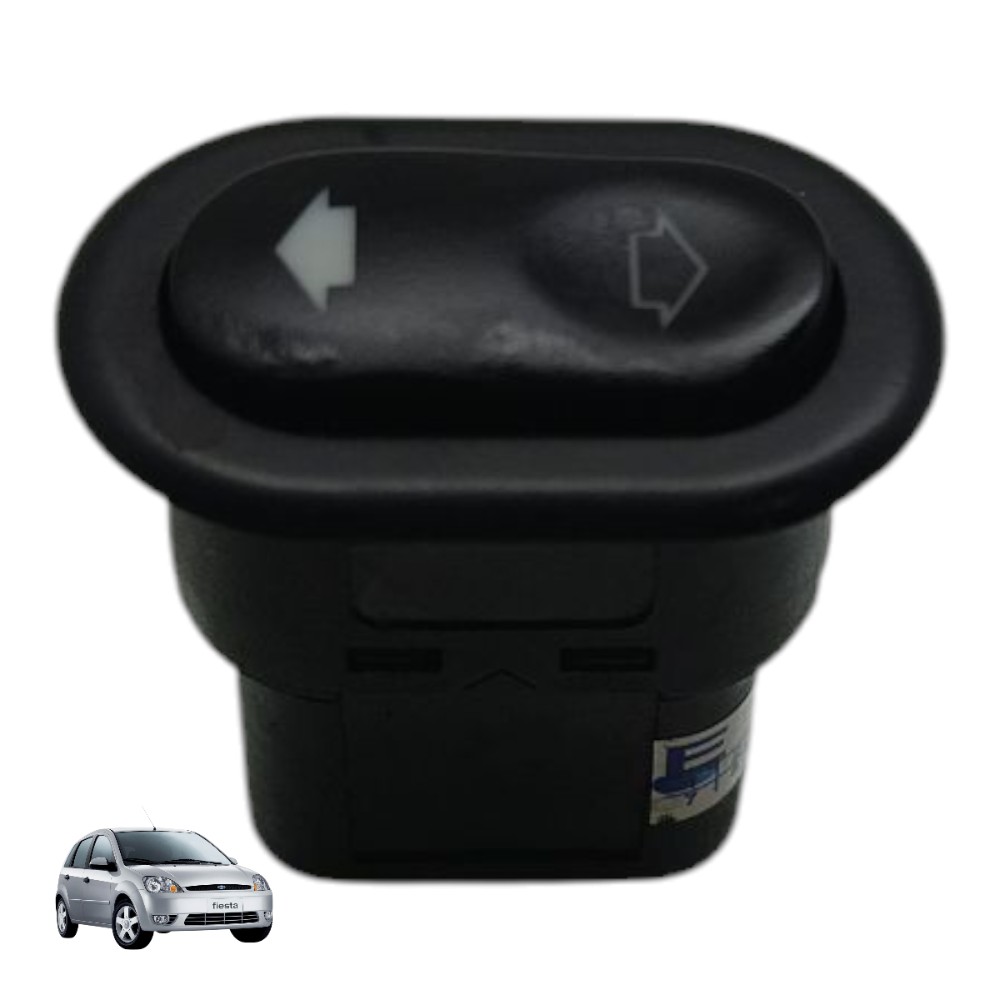 Botão Vidro Dianteiro Ford Fiesta 2003 2004 2005 2006 2007 1