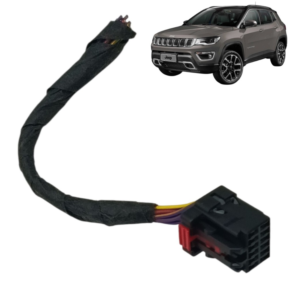 Plug Conector Botão Freio Mão Jeep Compass 2018 2019 2020