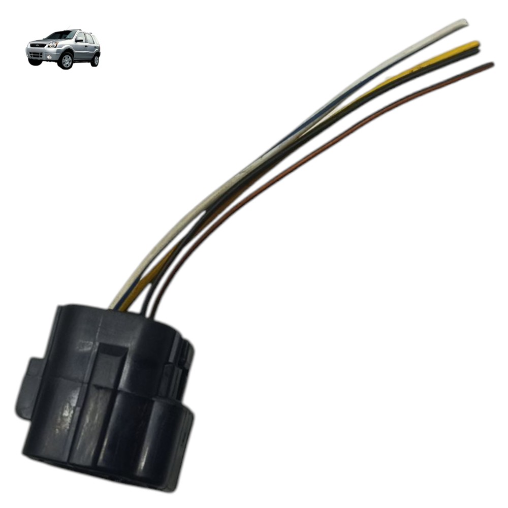 Conector Fechadura Porta Traseira Ford Ecosport 2005 2006 07 1