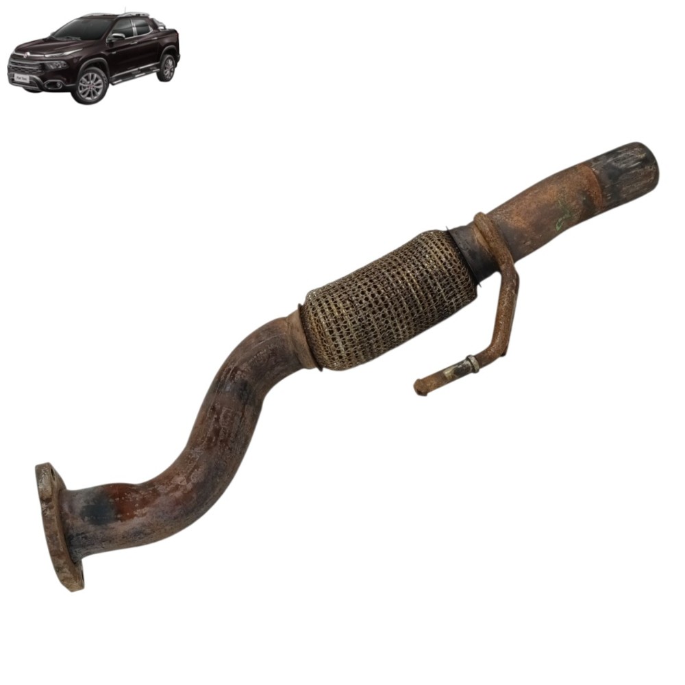 Flexível escapamento fiat toro 1.8 2021 2020 2019 2018