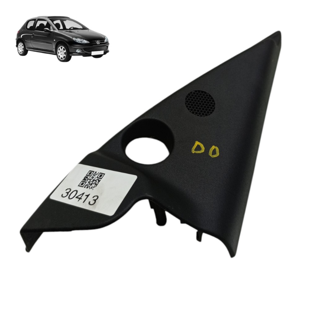 Acabamento Interno Retrovisor Direito Peugeot 206 207 2008 1
