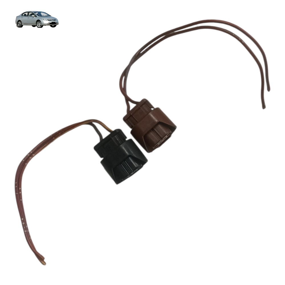 Par Plug Conector Lâmpada Farol Toyota Corolla 2003 2004 1