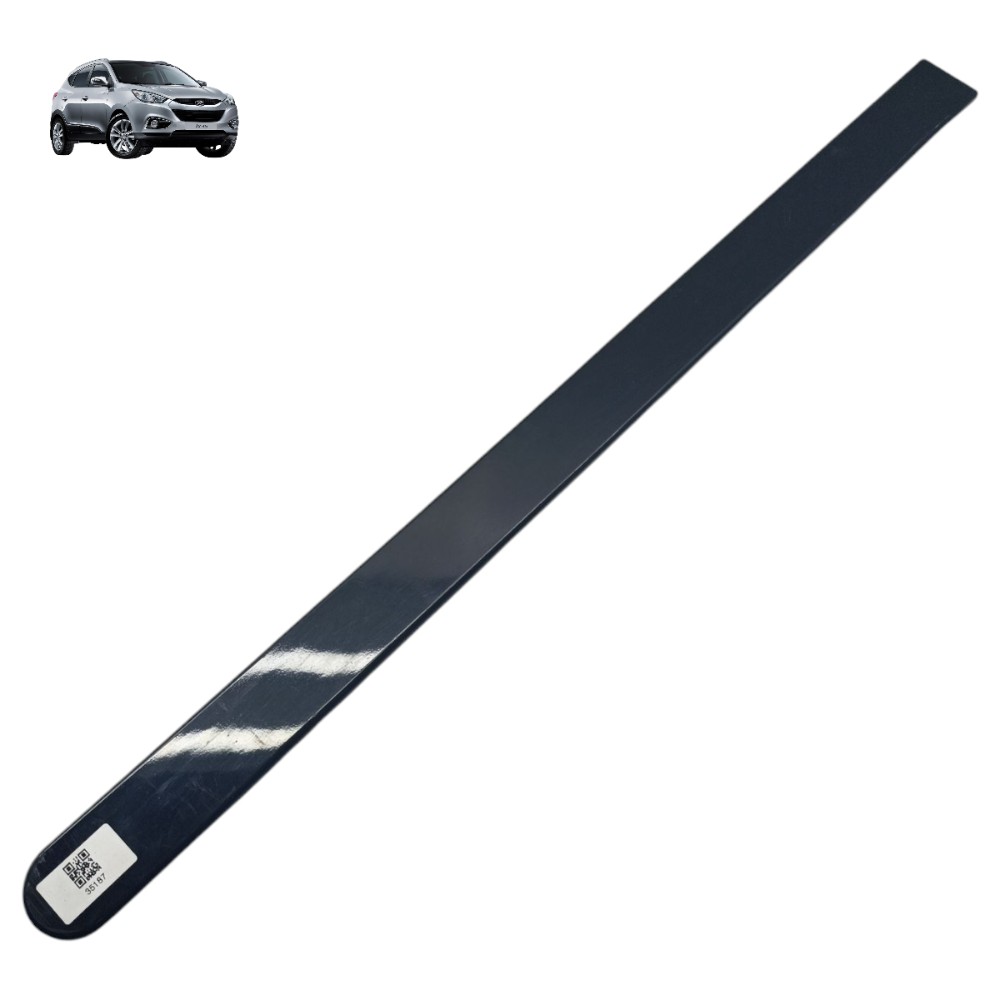 Aplique Friso Porta Dianteira Hyundai Ix35 2011 2012 2013 14 Preto 1
