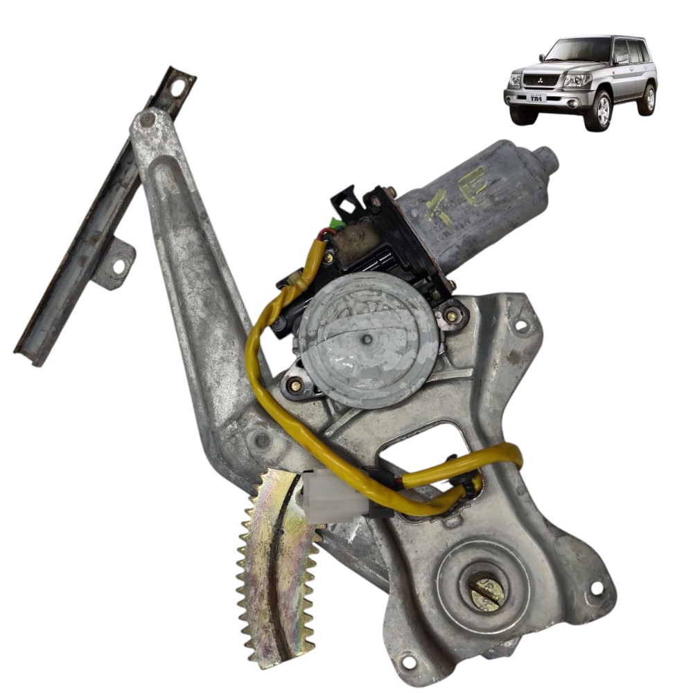 Motor máquina vidro traseiro esquerdo Pajero TR4 2005 2006 1