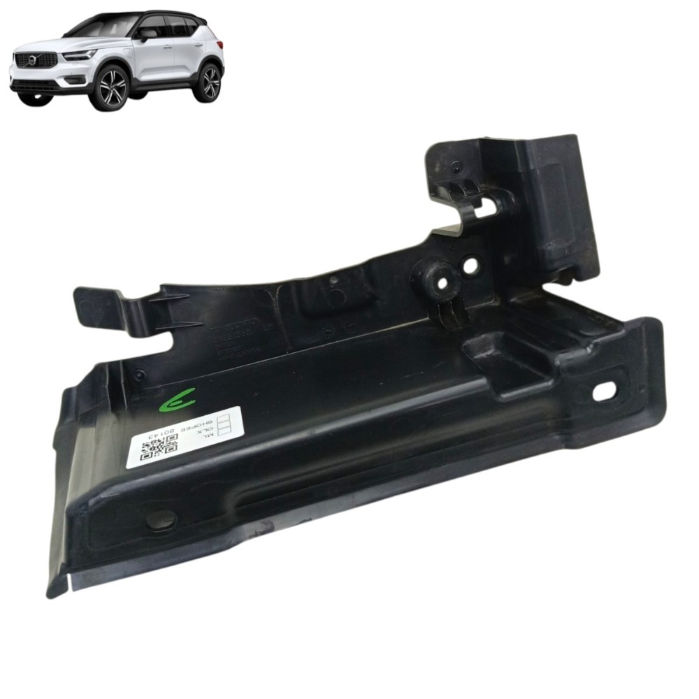 Defletor Esquerdo Ar Parabrisa Volvo Xc40 1.5 2022 2021 2020 Preto