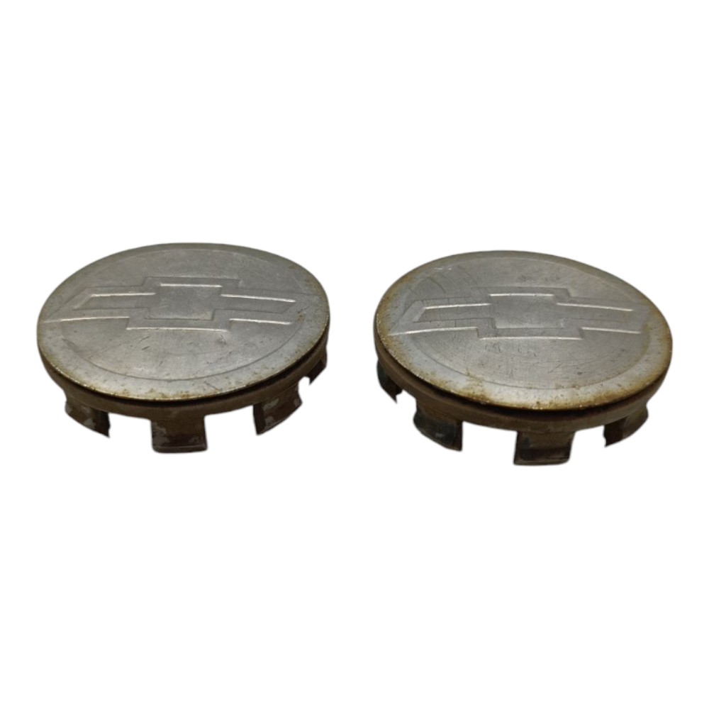 Par Calotinha Central Roda Linha Gm 53mm Cinza 2