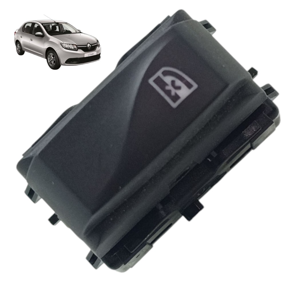 Botão Trava Vidros Renault Logan Sandero 2016 2017 2018 2019 1
