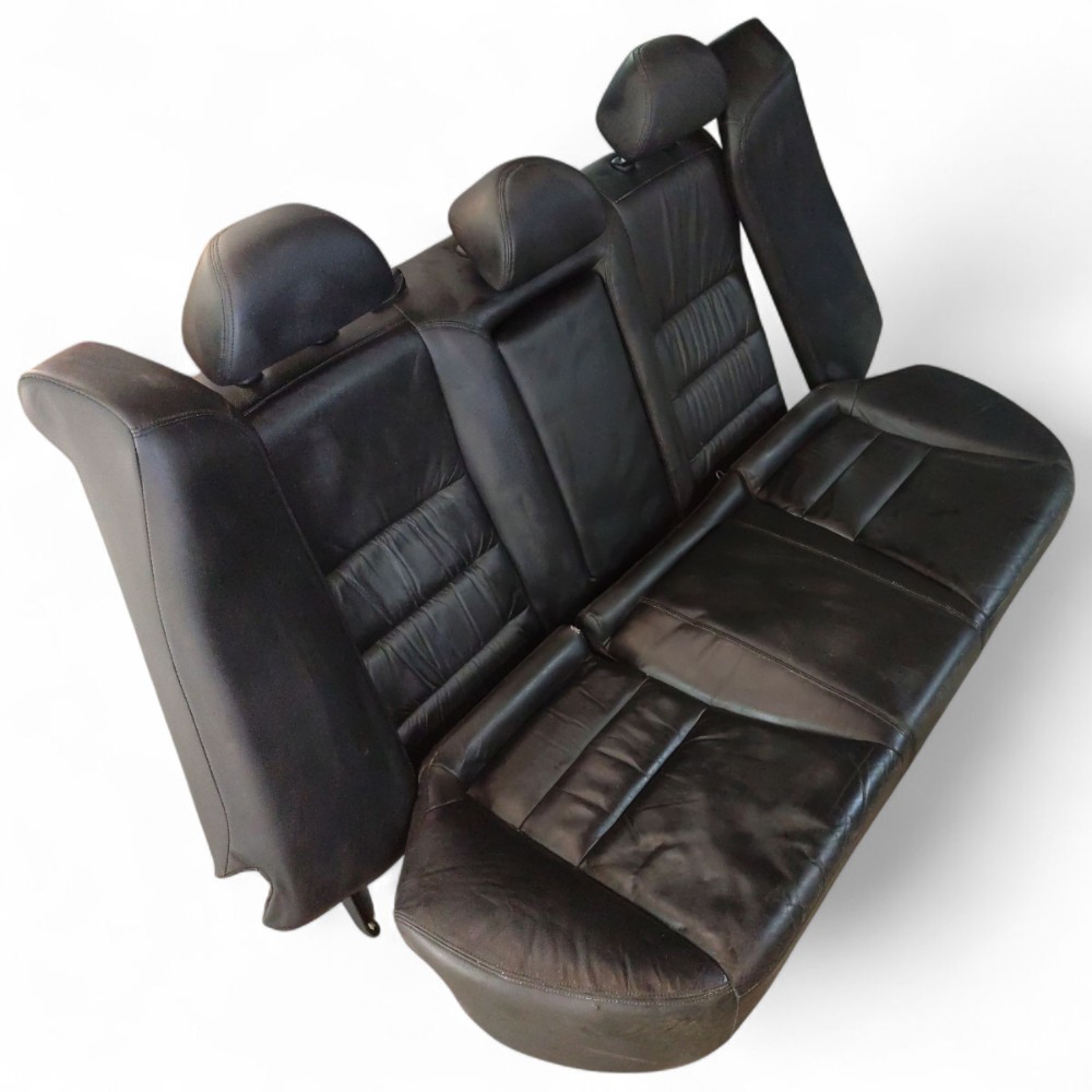 Par Banco Couro Traseiro Honda Accord 2009 2010 2011 2012 Preto 3