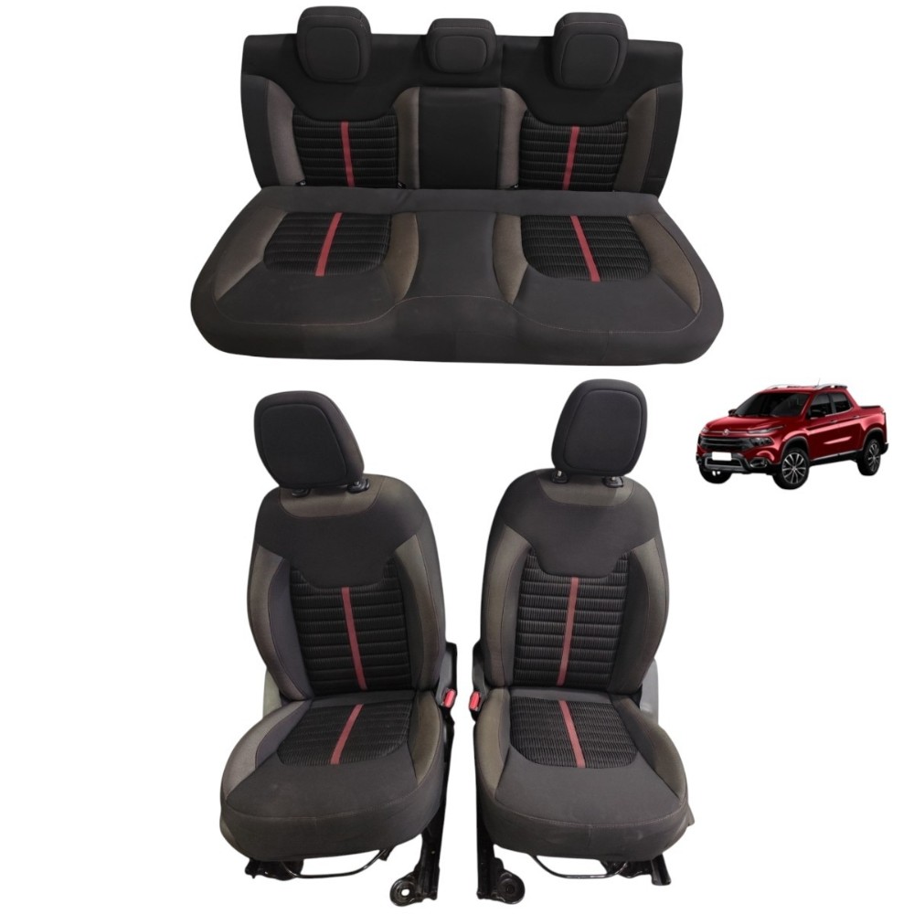 Jogo banco tecido Fiat toro 2019 2020 2021 2022 2023 2024