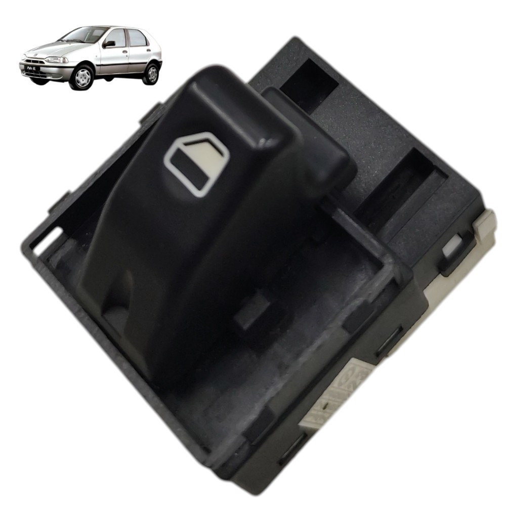 Botão vidro dianteiro direito Fiat Palio 1996 1997 1998 1999 1