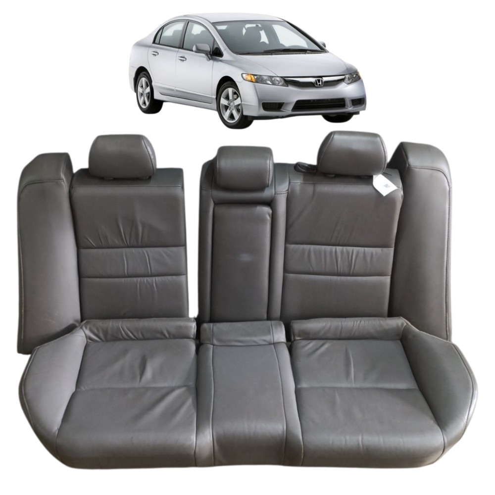 Encosto assento couro banco traseiro Honda Civic G8 2007 11