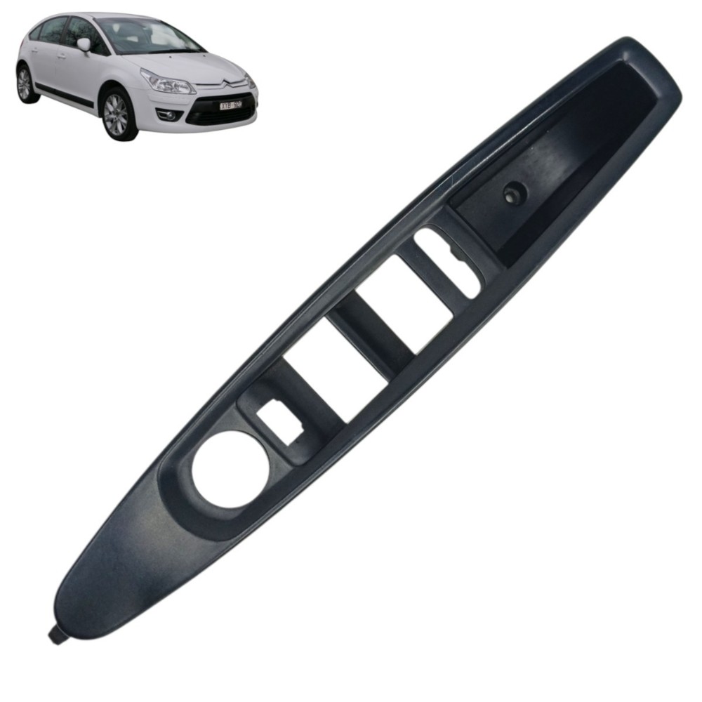 Moldura Botão Vidro Dianteiro Esquerdo Citroen C4 2009 2010