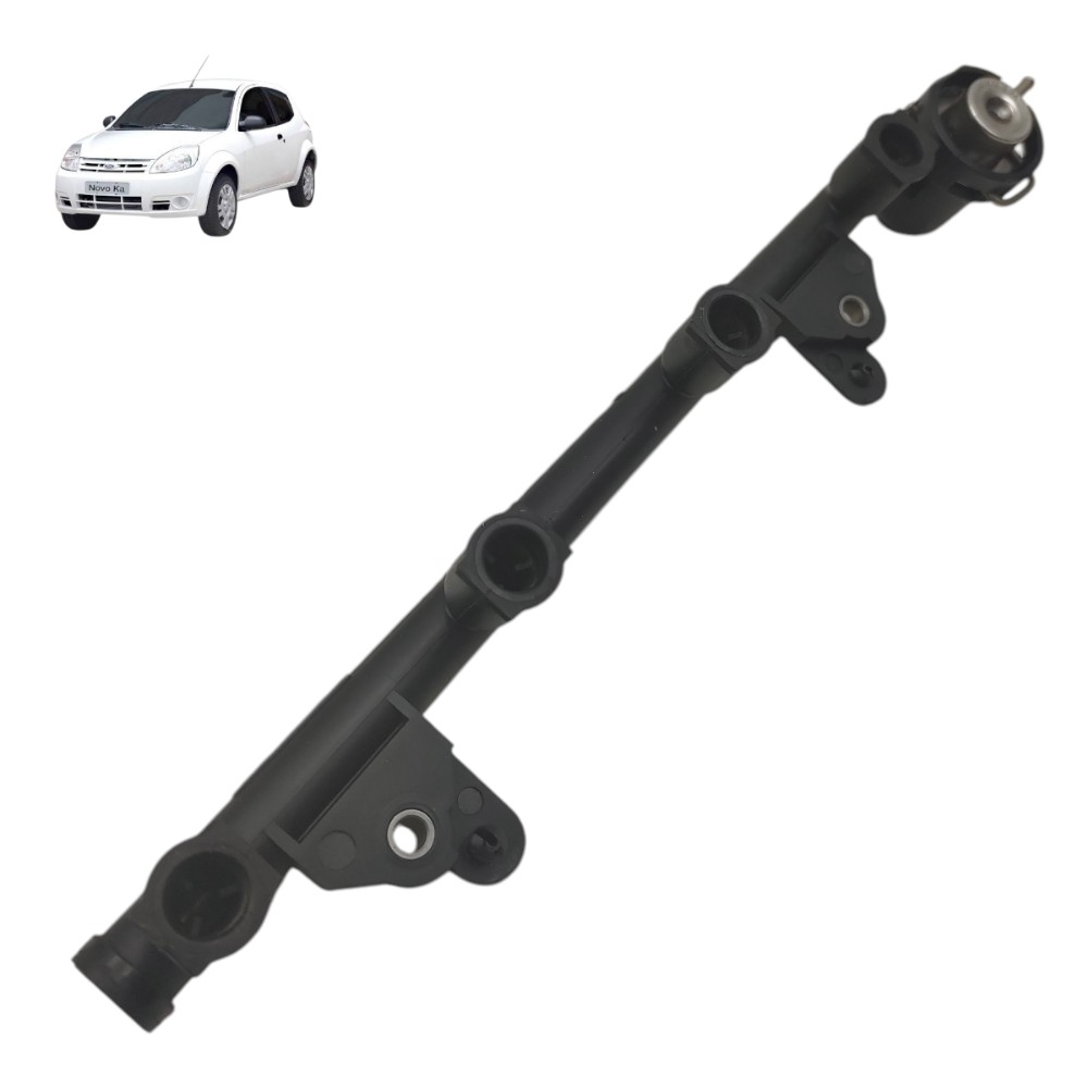Flauta bico injetor Ford Ka 1.0 flex zetec 2008 2009 2010 11 1