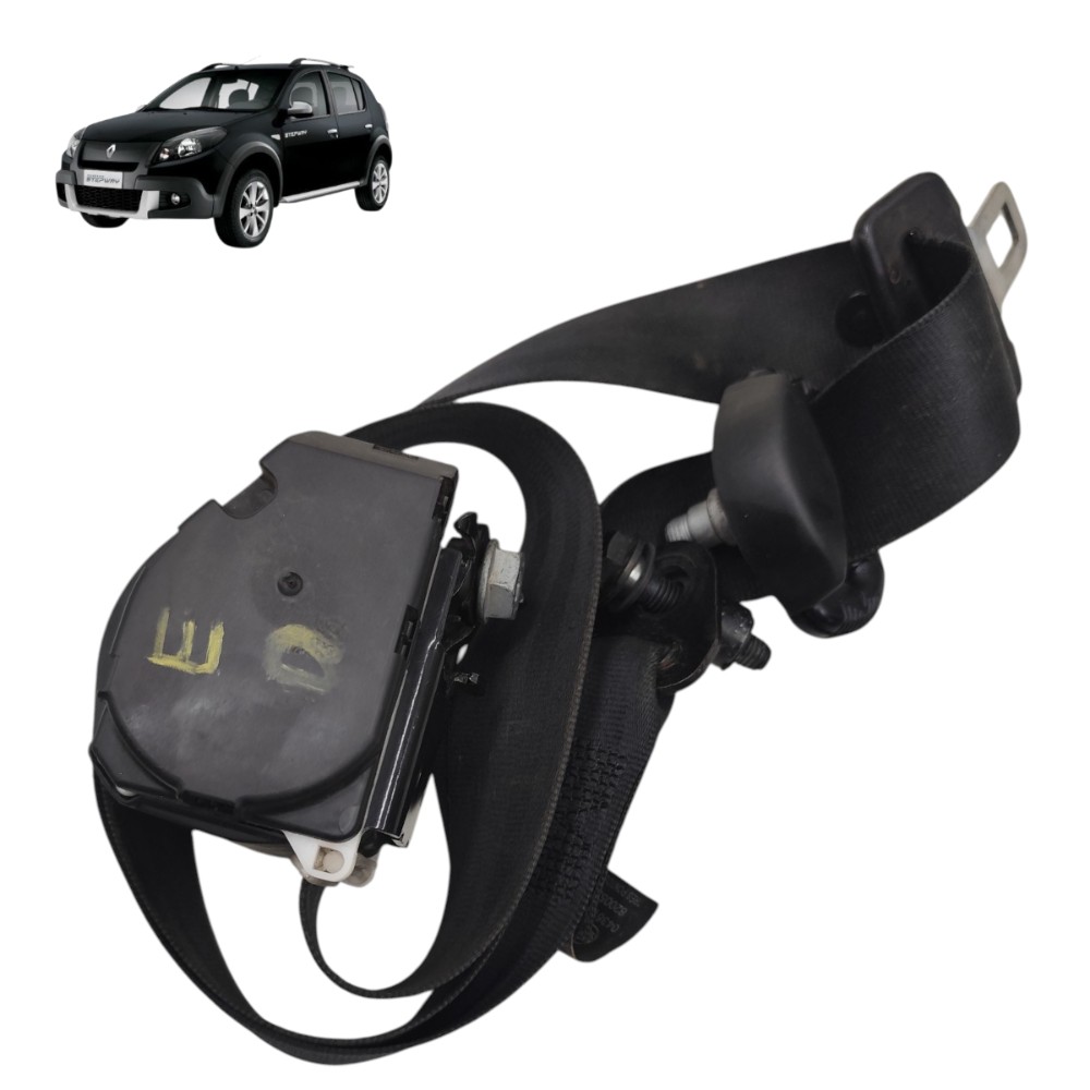 Cinto segurança dianteiro esquerdo Renault Sandero 2014 2013