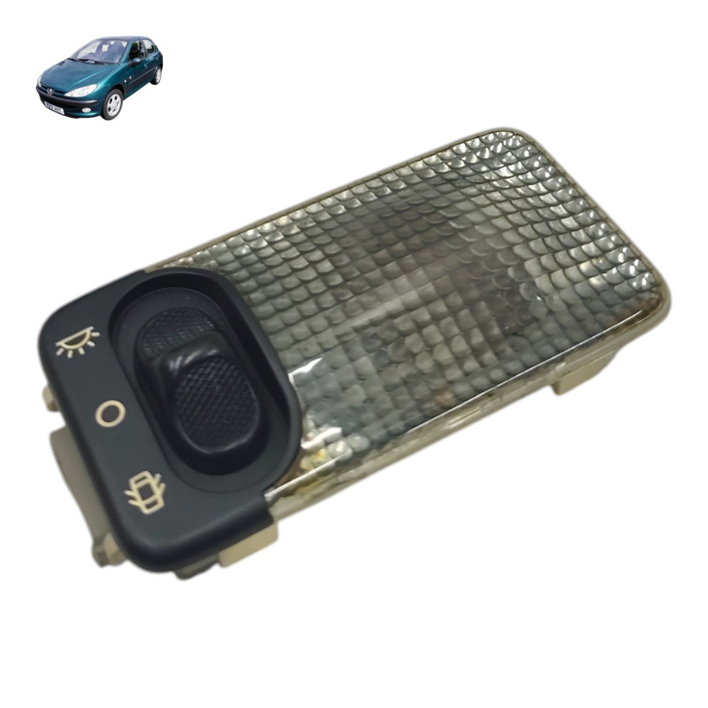 Luz teto cortesia peugeot 206 2001 2002 2003 2004 2005 2006 1