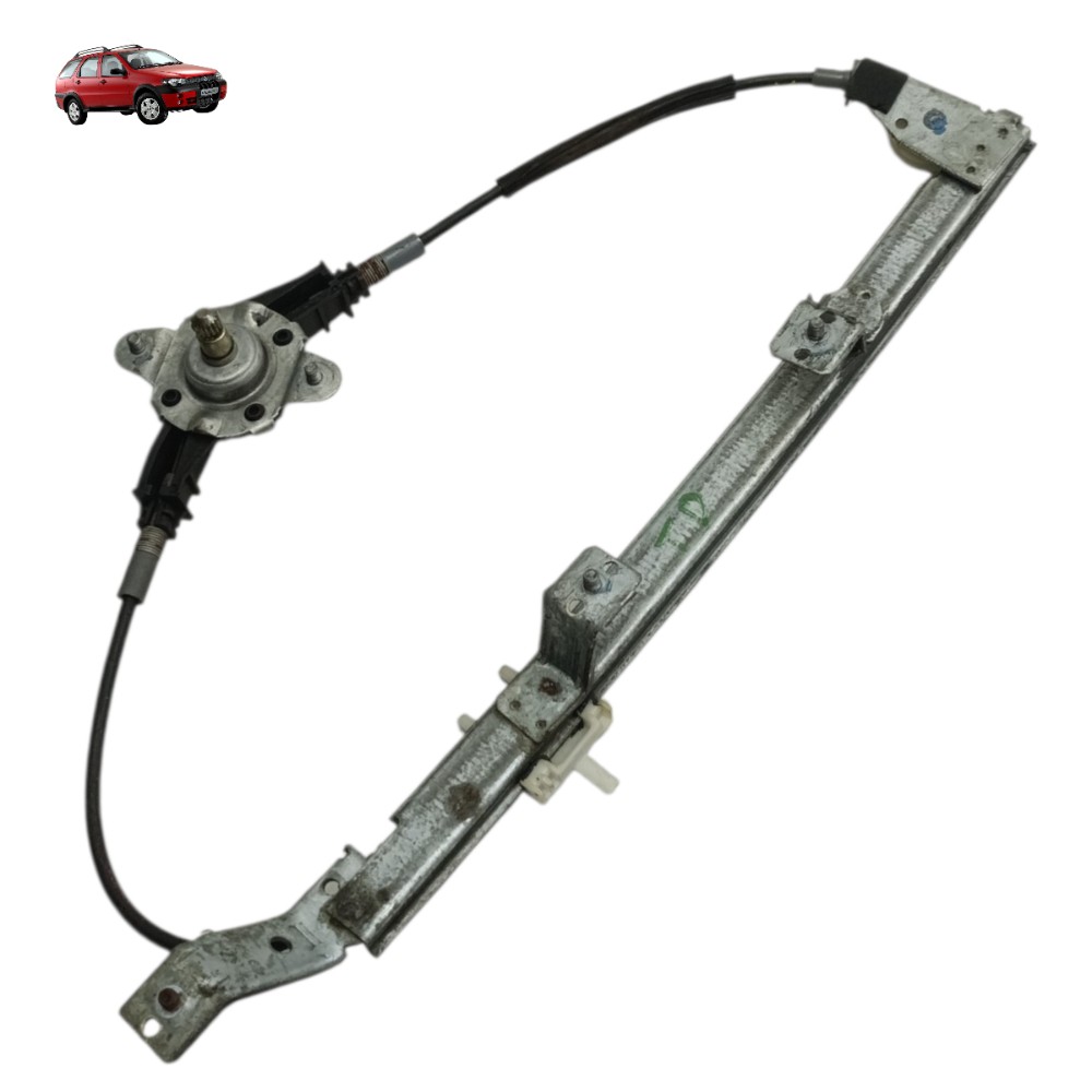 Máquina Vidro Manual Traseira Direita Fiat Palio 2006 2007 1