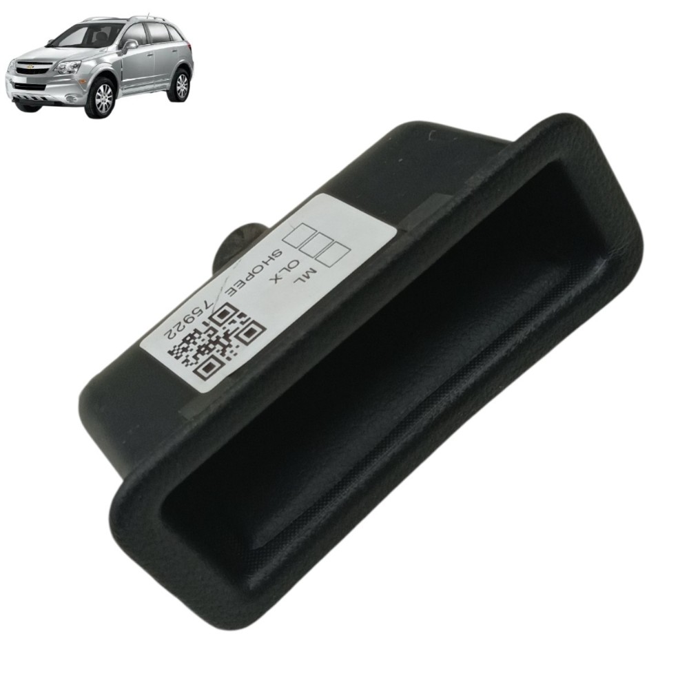 Maçaneta Interna Tampa Traseira Gm Captiva 2012 2013 2014 Preto Traseira