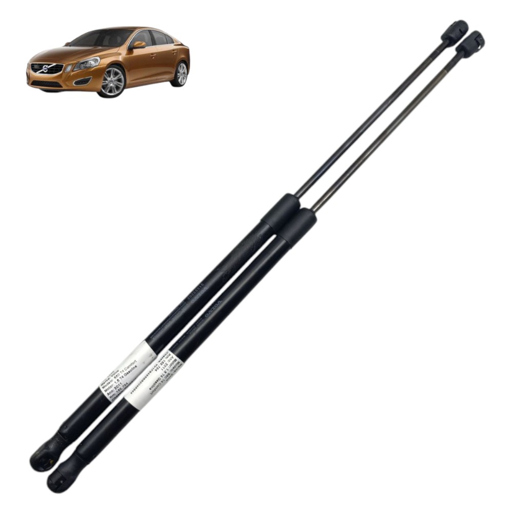 Par Amortecedor Tampa Traseira Volvo S60 T4 2011 2012 2013 1