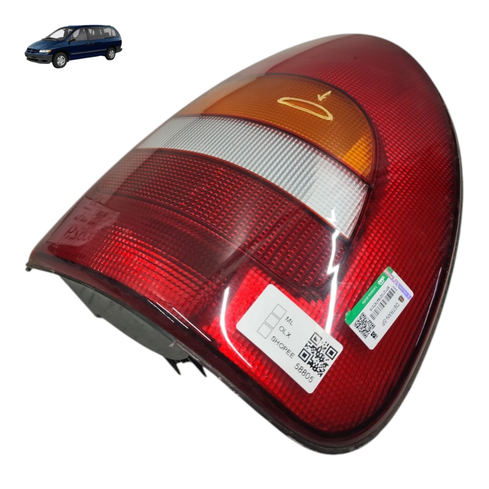 Lanterna Direita Carroceria Chrysler Caravan 2001 2000 Direito/passageiro 1