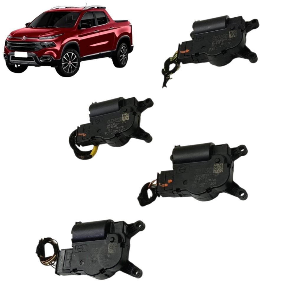 Jogo atuador caixa ar forçado fiat toro 2021 2020 2019 2018