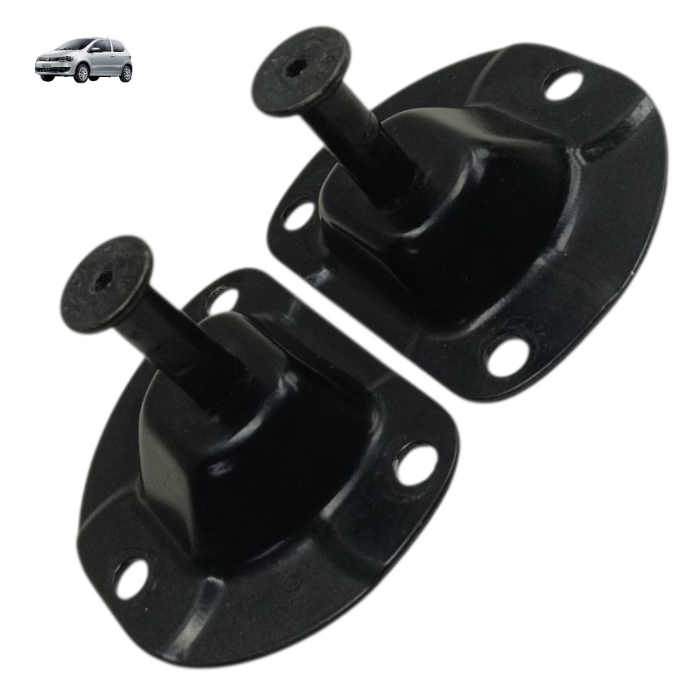 Par Suporte Trava Lateral Banco Traseiro Vw Fox 2009 2008 2p 1