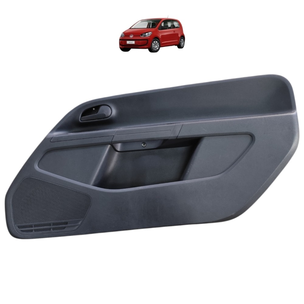 Forro Porta Direita Vw Up 2014 2015 2016 2017 2018 2 Portas Preto 1