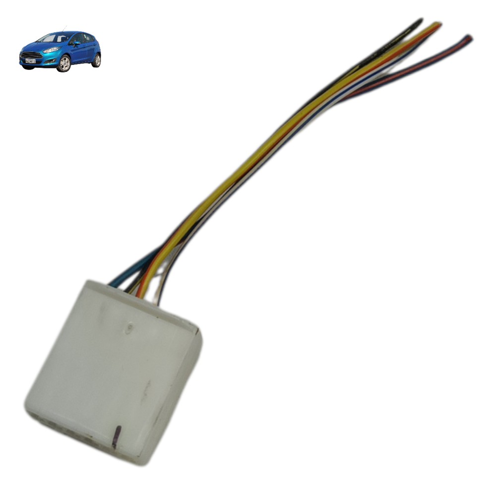 Plug fechadura tampa traseira Ford New Fiesta Hatch 2014 15 1