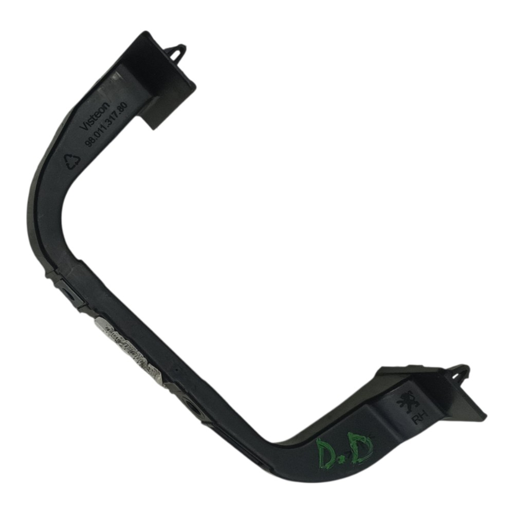 Suporte Maçaneta Dianteira Direita Peugeot 208 2014 2015 Preto Dianteira 2