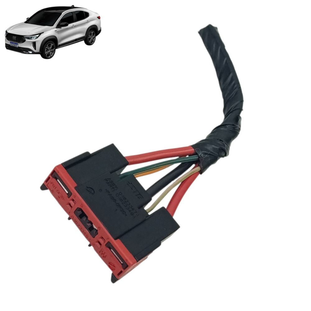 Plug conector módulo central ignição fiat fastback 1.3 2024