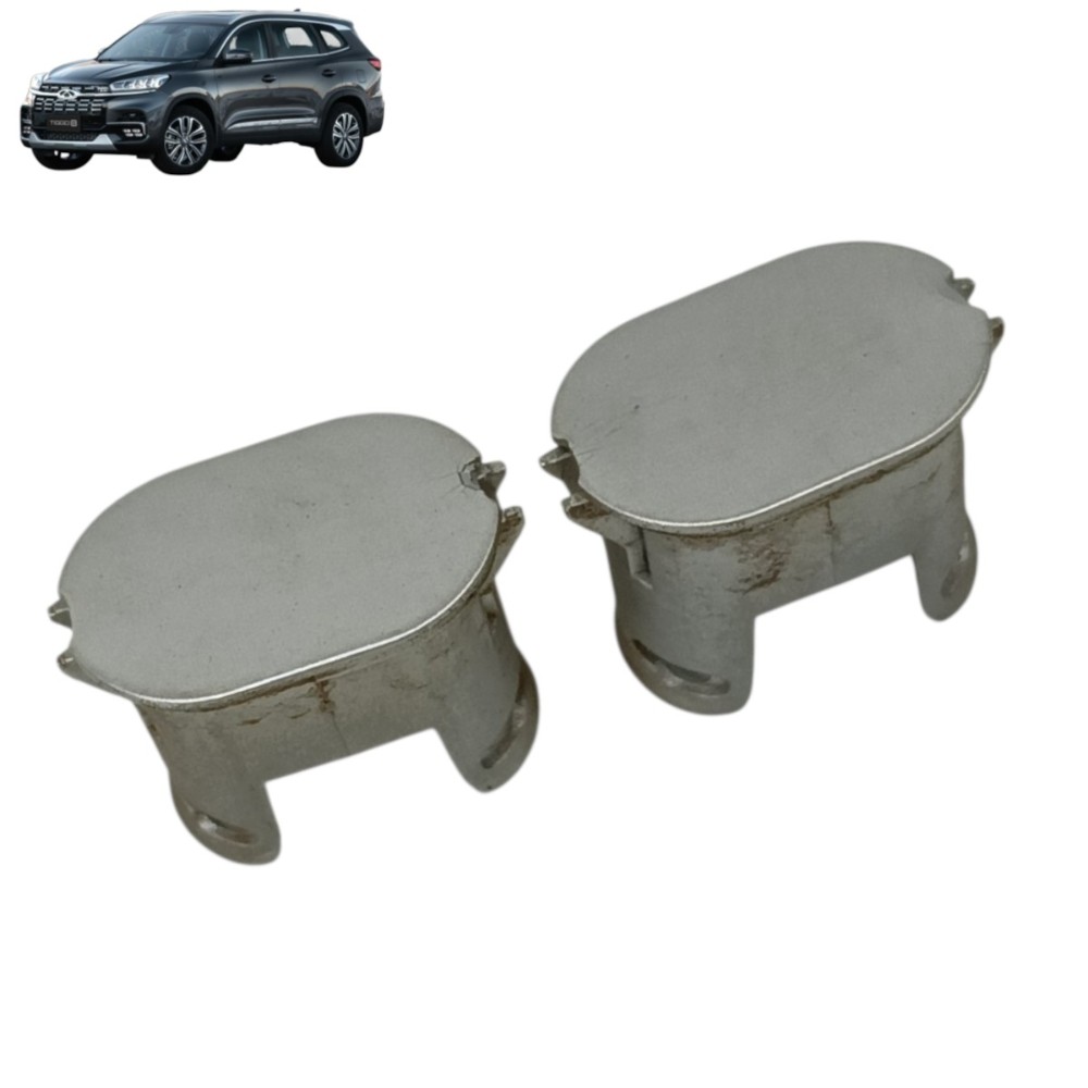 Par Tampa Acabamento Rack Tetô Chery Tiggo 8 2024 2023 2022 Prata