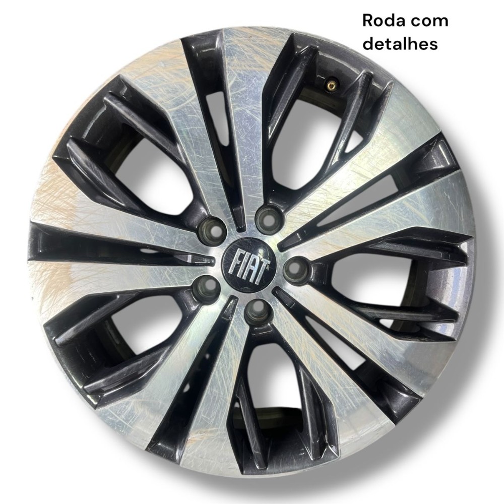Jogo roda aro 18 com detalhes Fiat toro volcano 2024 2025 23 2