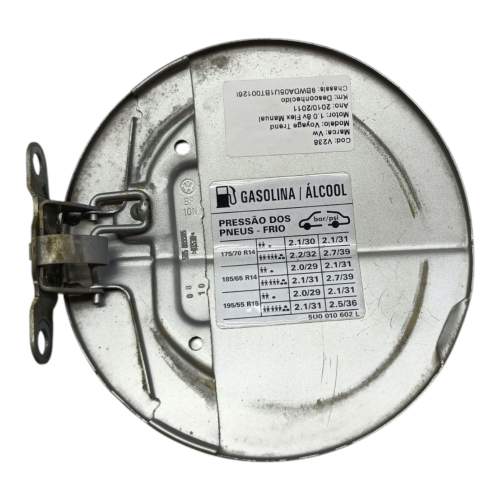 Portinhola Tanque Combustível Vw Voyage G5 2009 2010 2011 12 – Prata – 2010 2