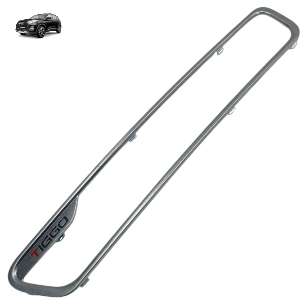 Friso Aplique Forro Dianteiro Esquerdo Chery Tiggo 5x 2025 Prateado 1