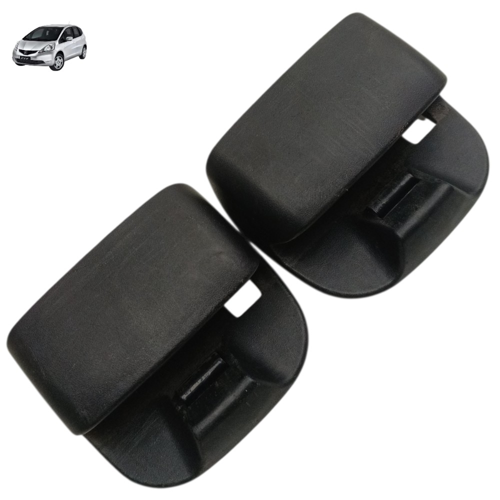 Par Acabamento Banco Traseiro Honda Fit 2003 2004 2005 2006 Preto 1