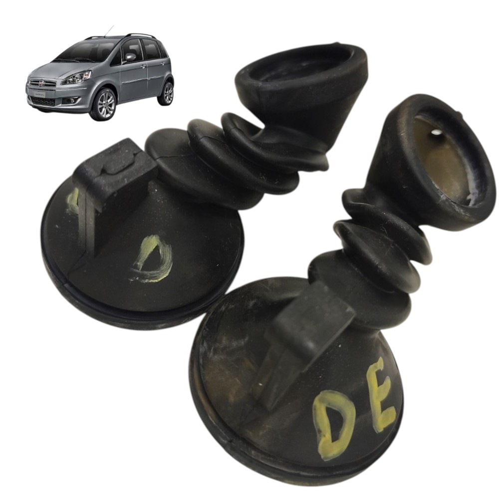 Par coifa chicote porta dianteira Fiat Idea 2012 2013 2014 1