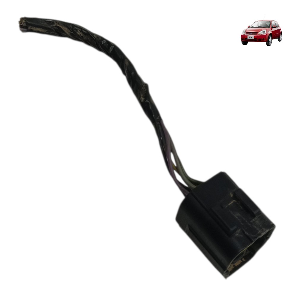 Plug Conector Fechadura Porta Ford Ka 2008 2009 2010 2011 12 1
