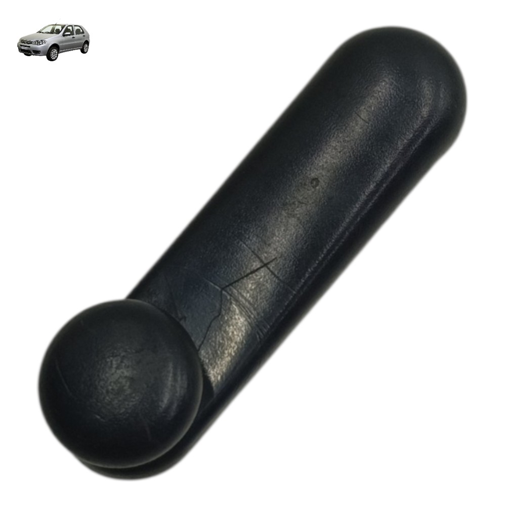 Manivela Vidro Porta Fiat Palio Strada Siena 2011 2010 2009 Preto 1