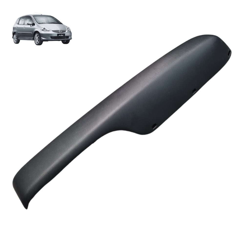 Puxador Interno Porta Traseira Esquerda Honda Fit 2006 2007 Preto Traseira 1