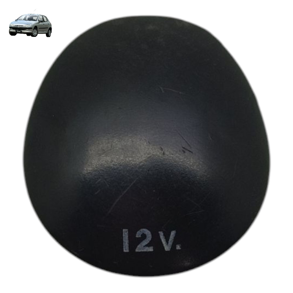 Tomada 12v Painel Peugeot 206 207 2006 2007 2008 2009 2010 1