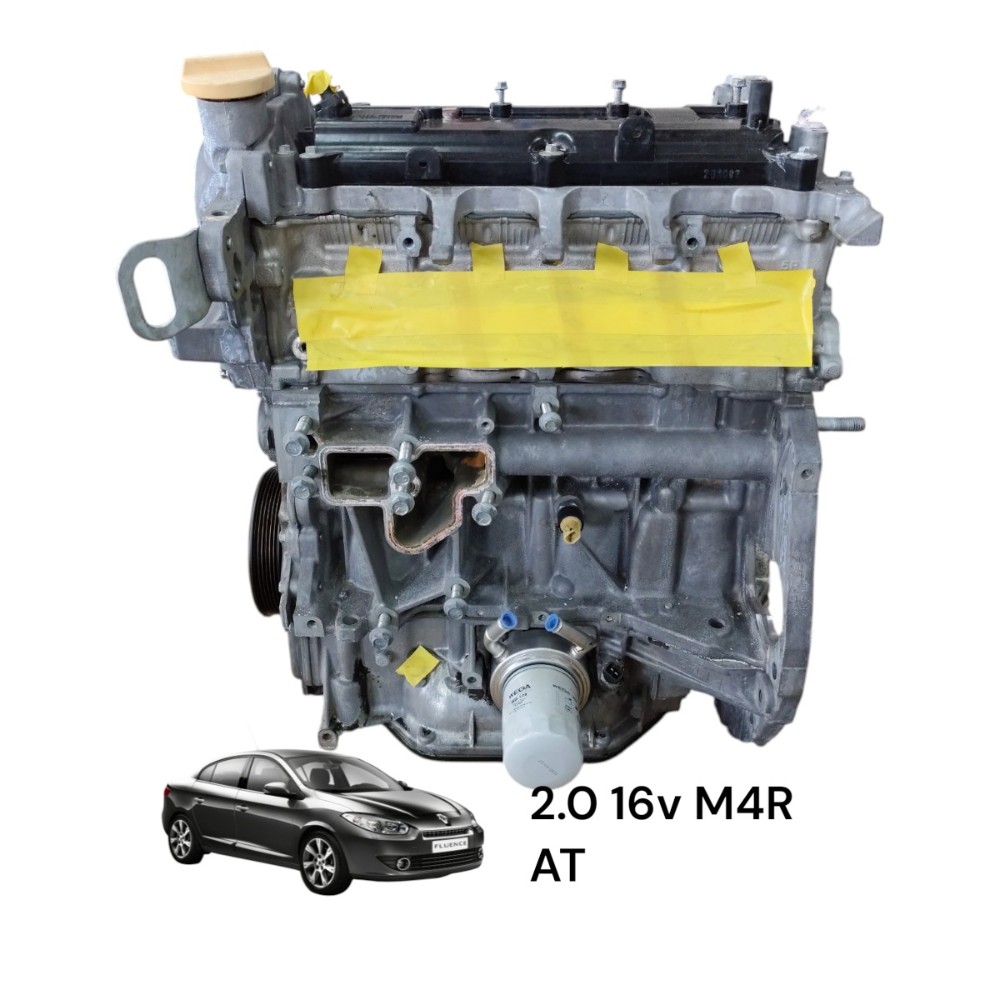 Motor Parcial Renault Fleunce 2.0 16v Automático M4r 2013 14